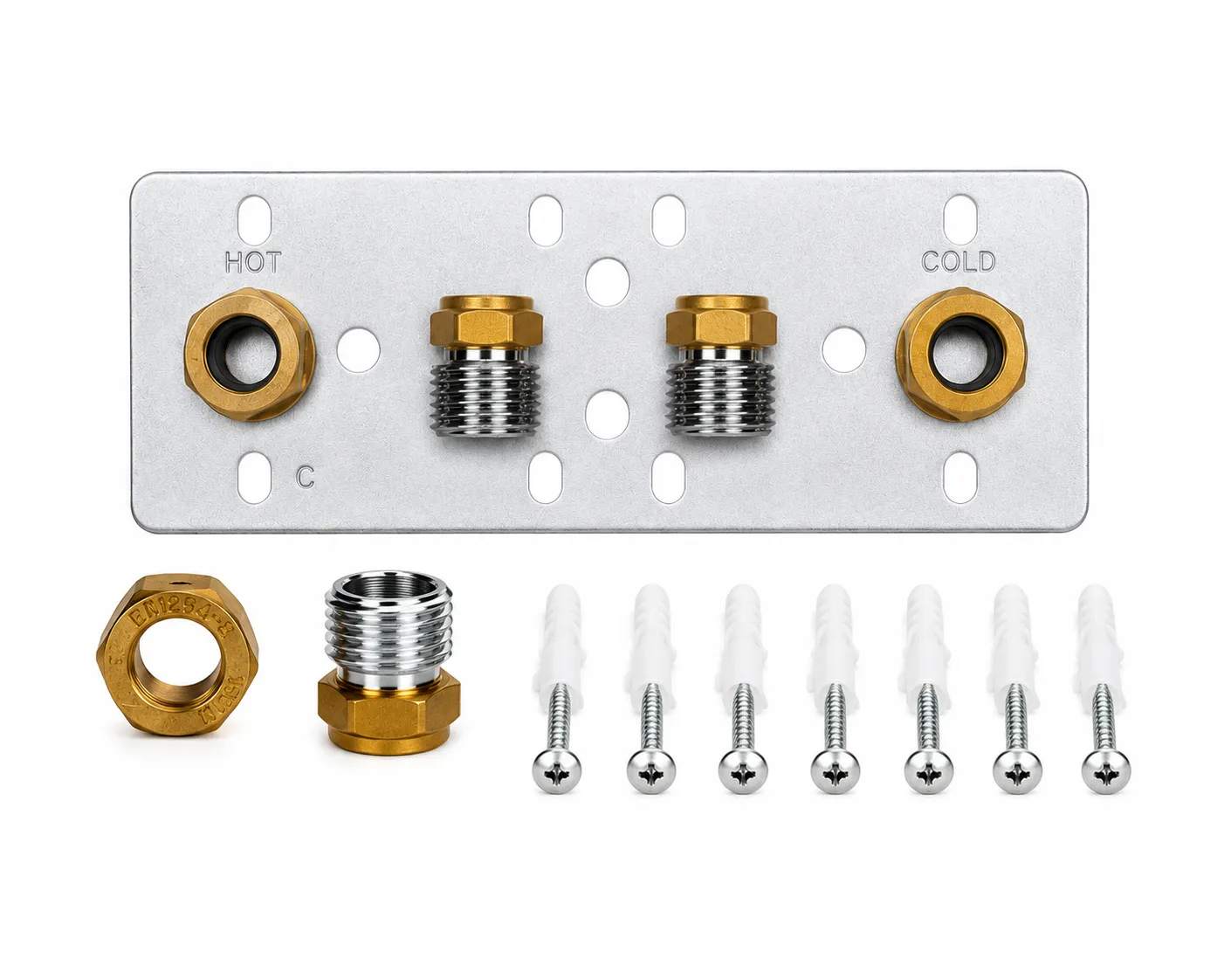 MEP Stock Shower Fixing Plate Kit SPLFF-15